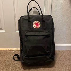 Fjallraven Kanken black backpack